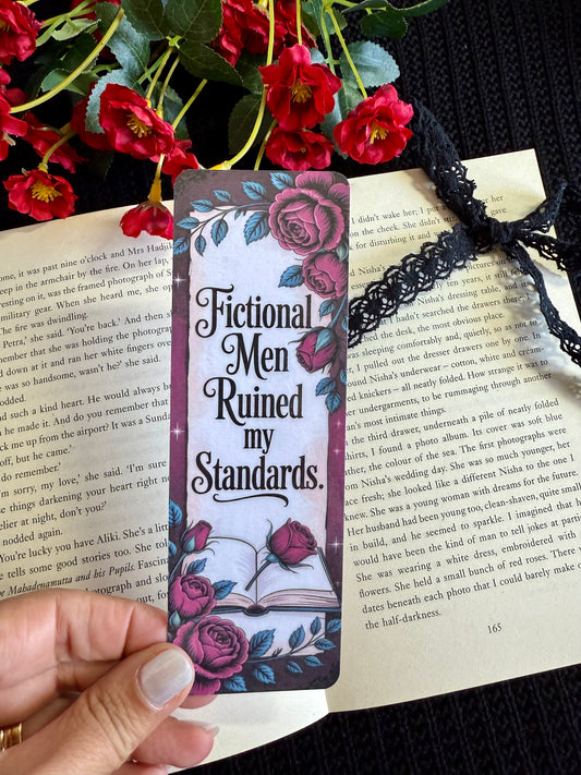 Fictional Men Ruined My Standards Bookmark