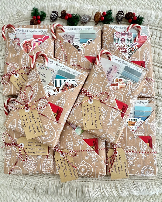 Christmas Blind Date with a Book - with bookish accessories