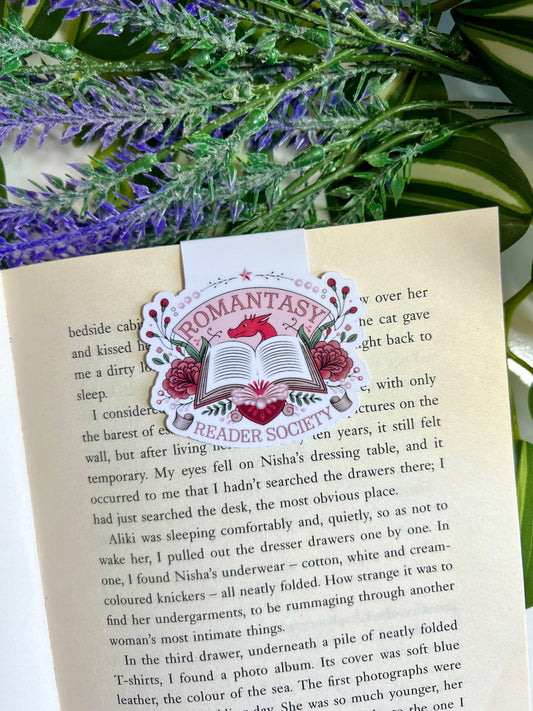 Romantasy Reader Society Magnetic Bookmark