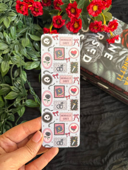 Dark Romance Stamps Bookmark