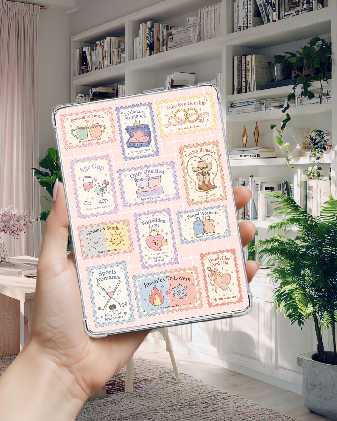 Printable Kindle Insert - Bookish Stamps