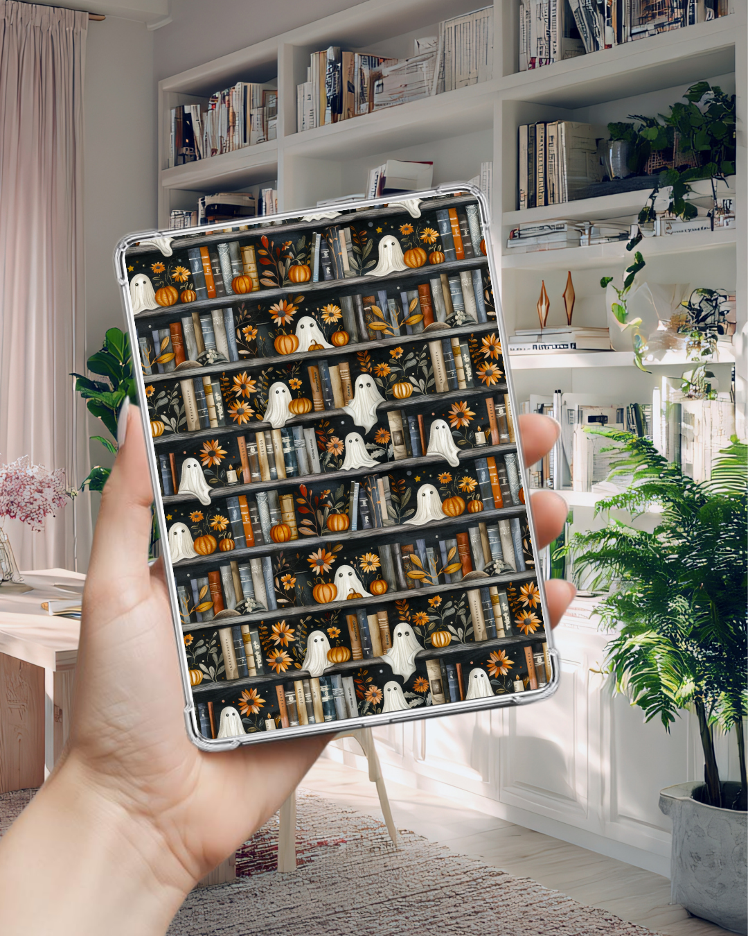 Printable Kindle Insert - Ghost Bookshelf