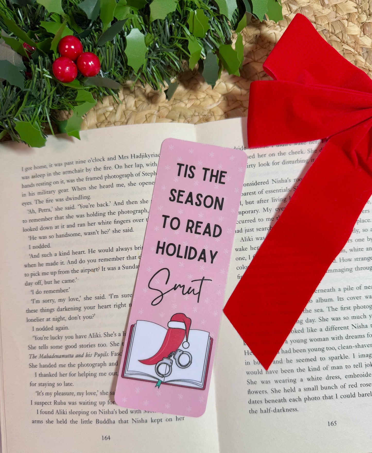 Tis the Season to Read Holiday Smut Bookmark