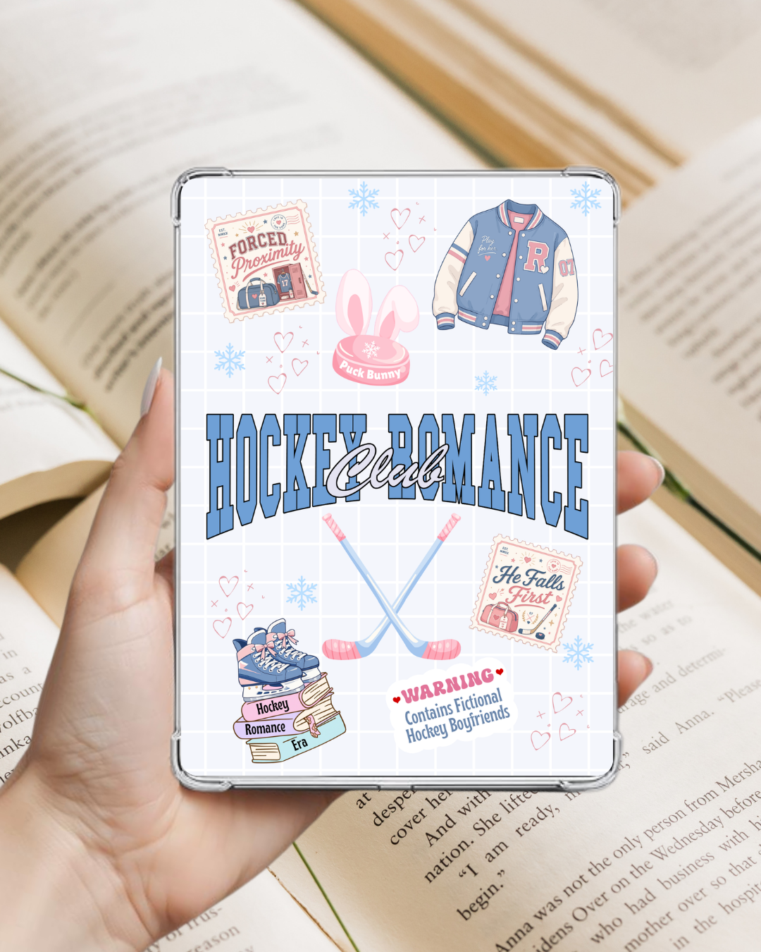 Printable Kindle Insert - Hockey Romance