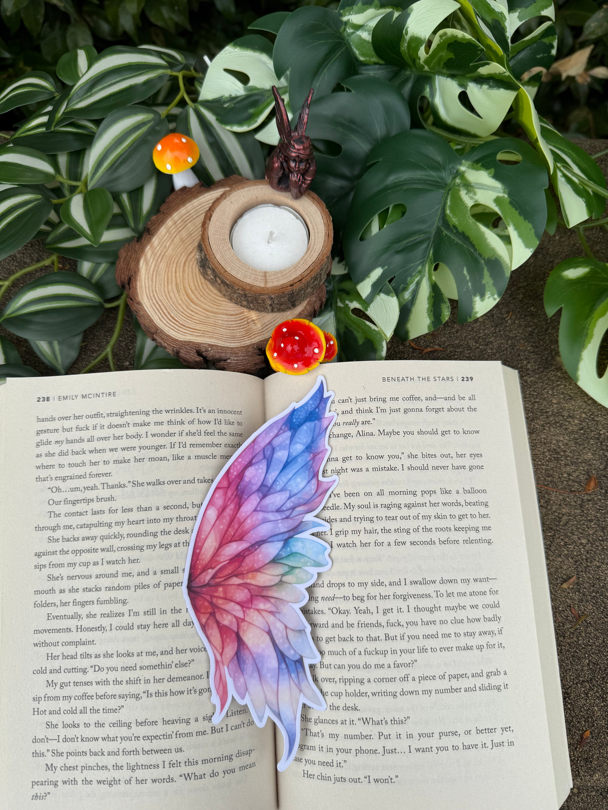 Fairy Wings Die Cut Bookmark
