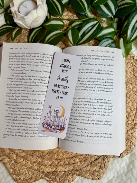 I don’t struggle with Anxiety Bookmark