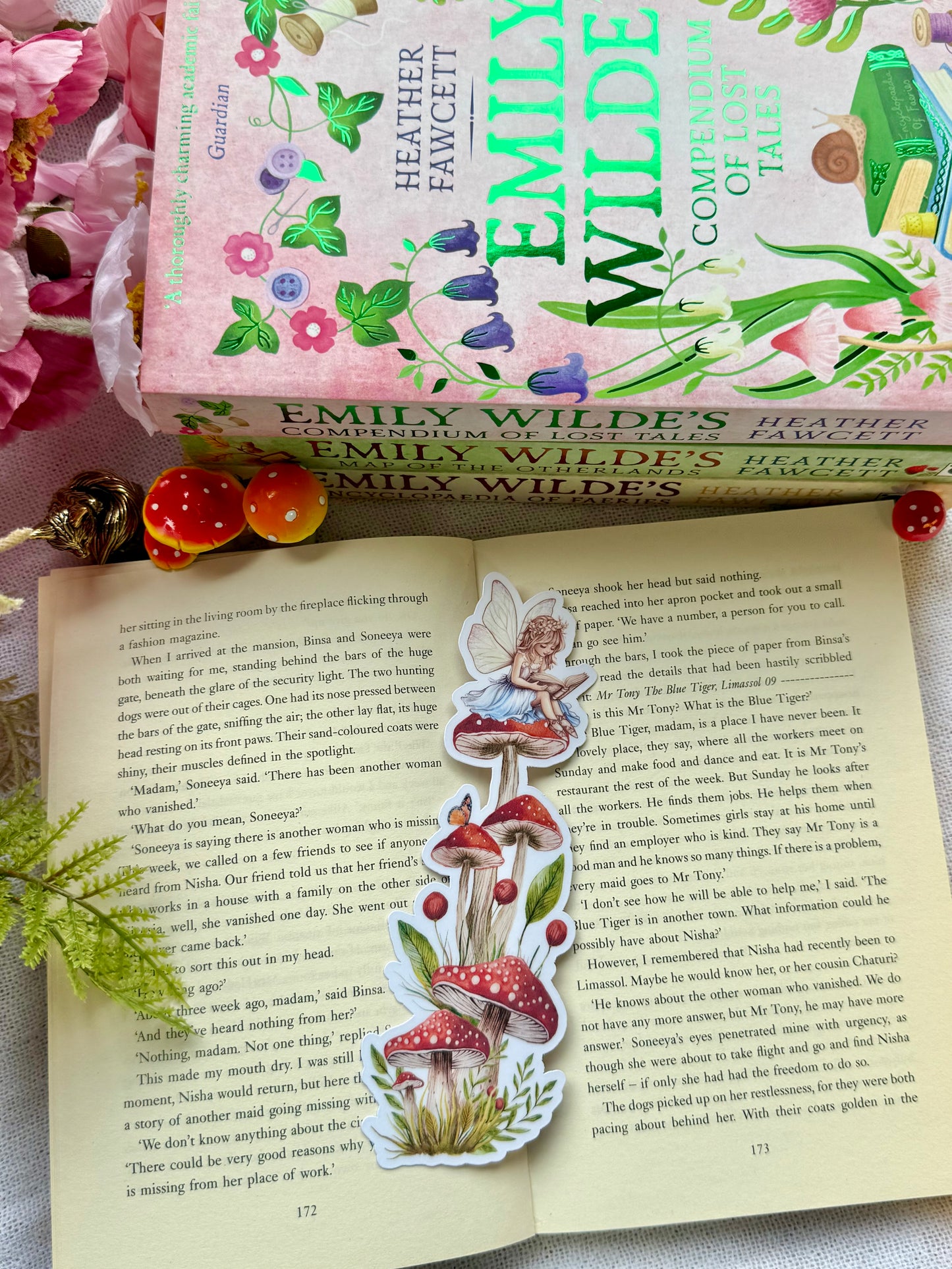 Forest Fairy Die Cut Bookmark