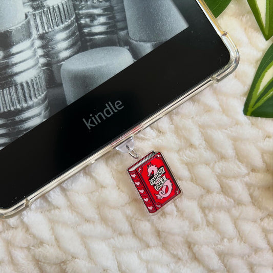 Kindle / E-Reader Charm Fantasy Girlie