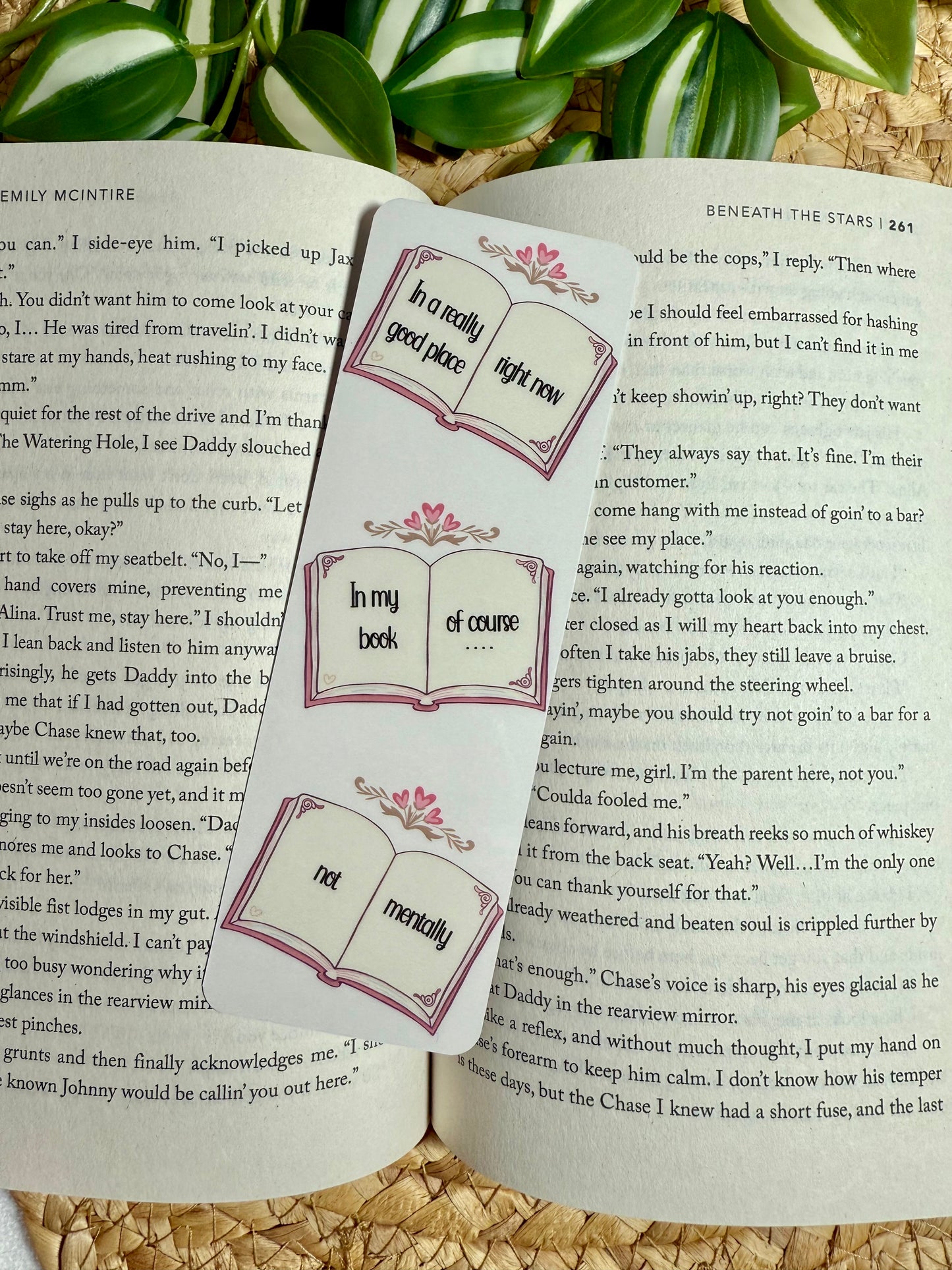 In a really good place Bookmark