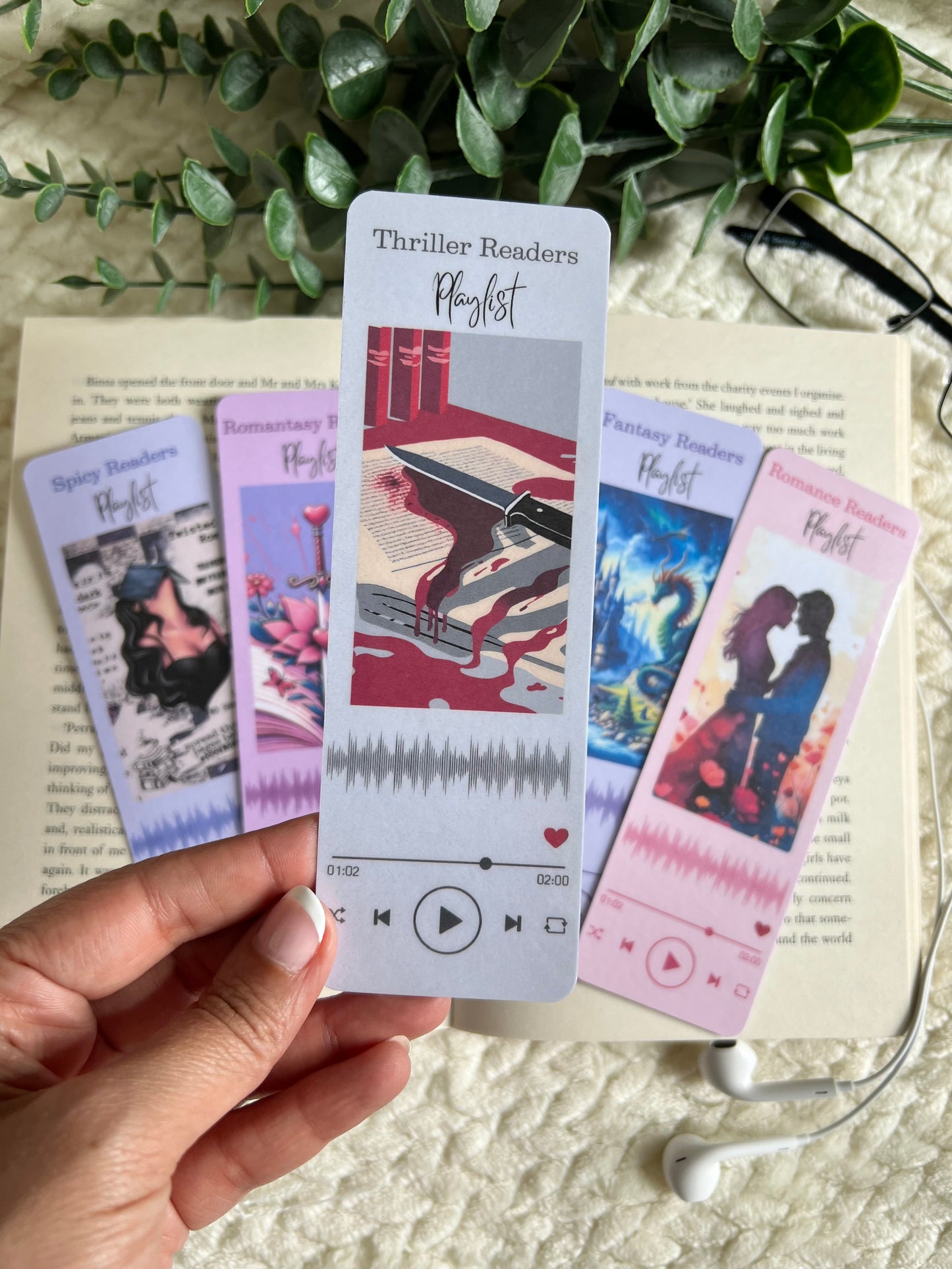 Readers Playlist Bookmark