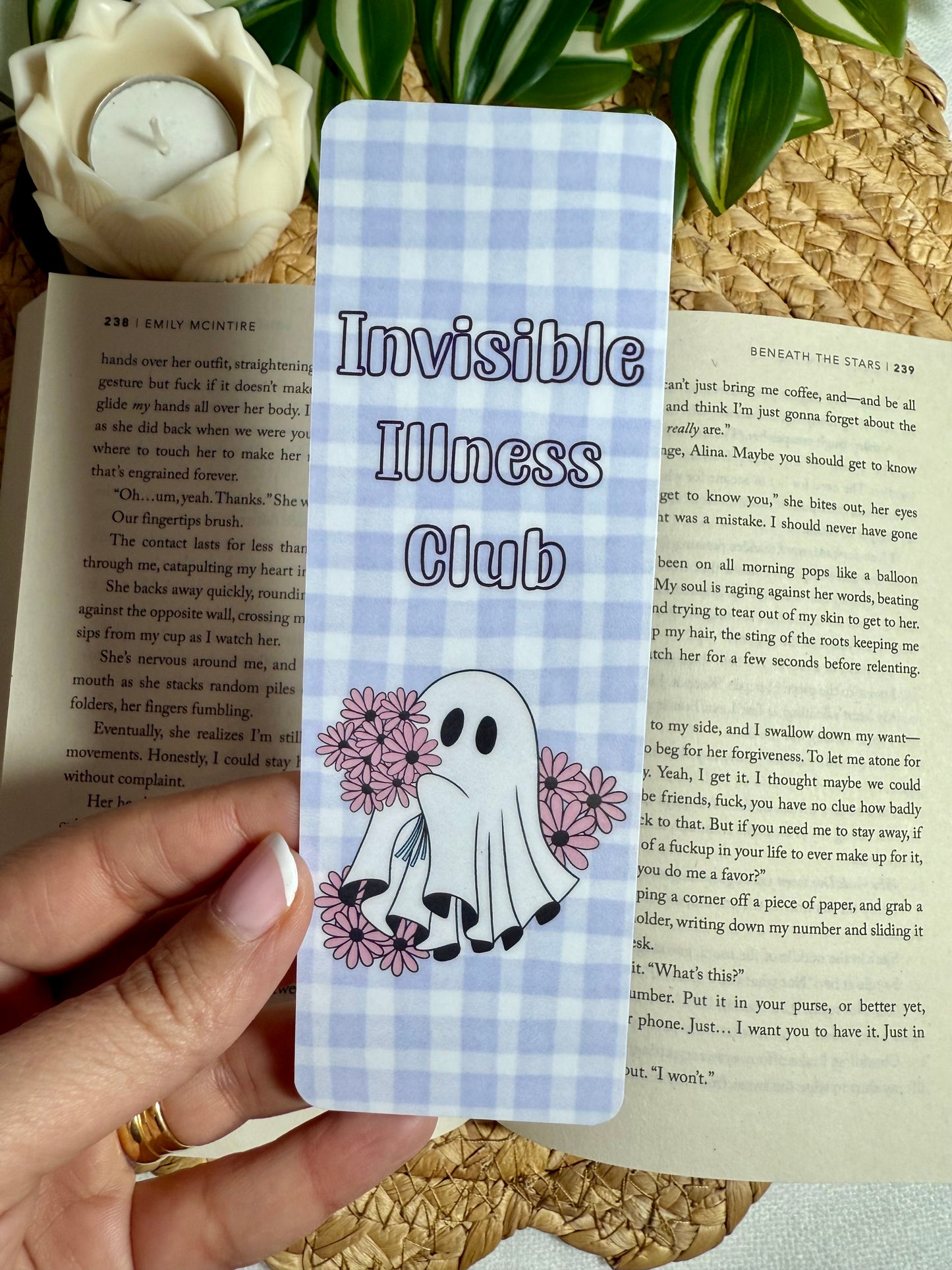 Invisible Illness Club Bookmark