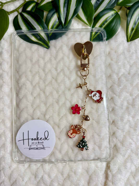 Kindle / E-Reader Charm Chain - Christmas