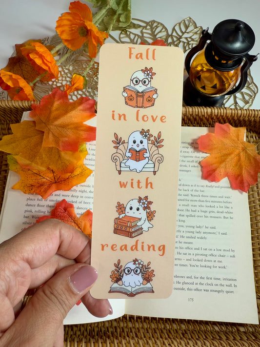 Fall in love with Reading Bookmark