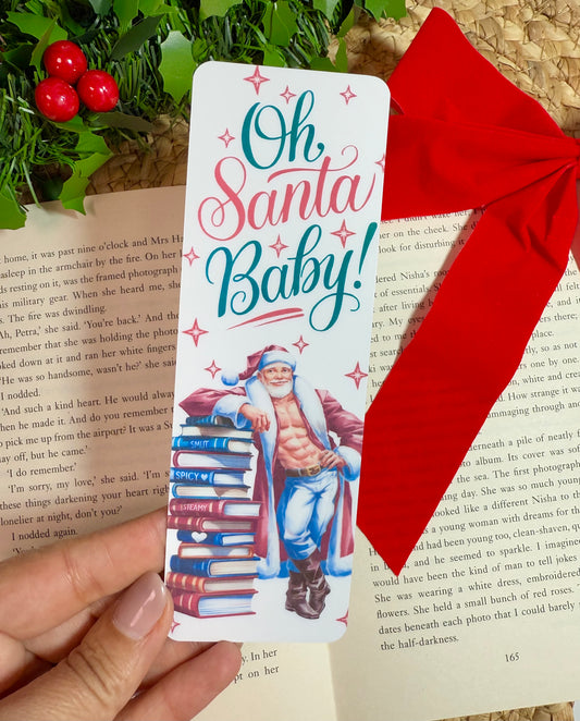 Oh Santa Baby Bookmark