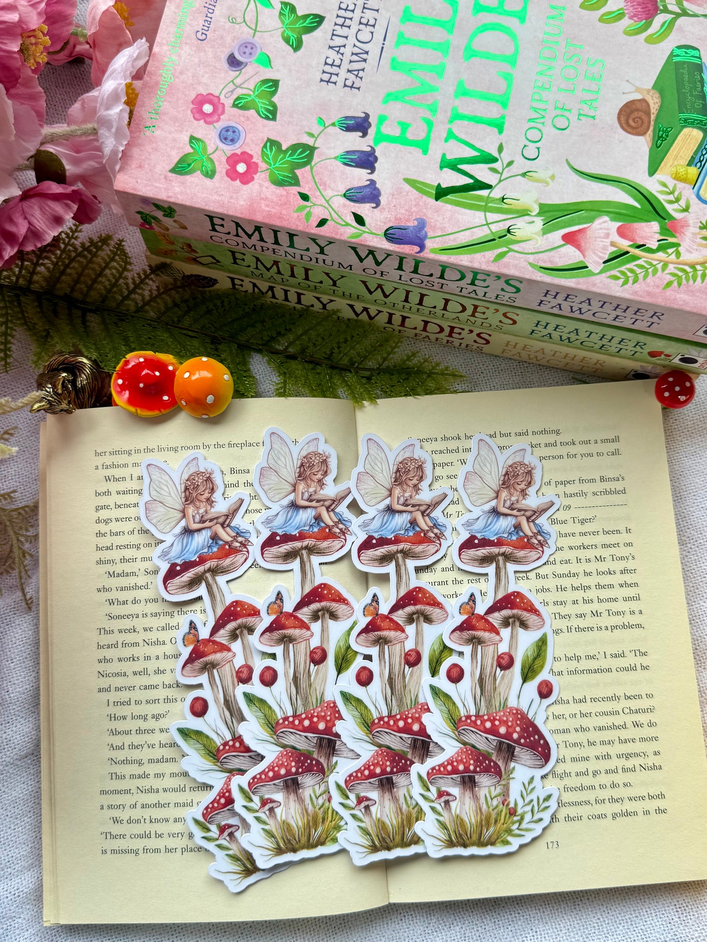 Forest Fairy Die Cut Bookmark