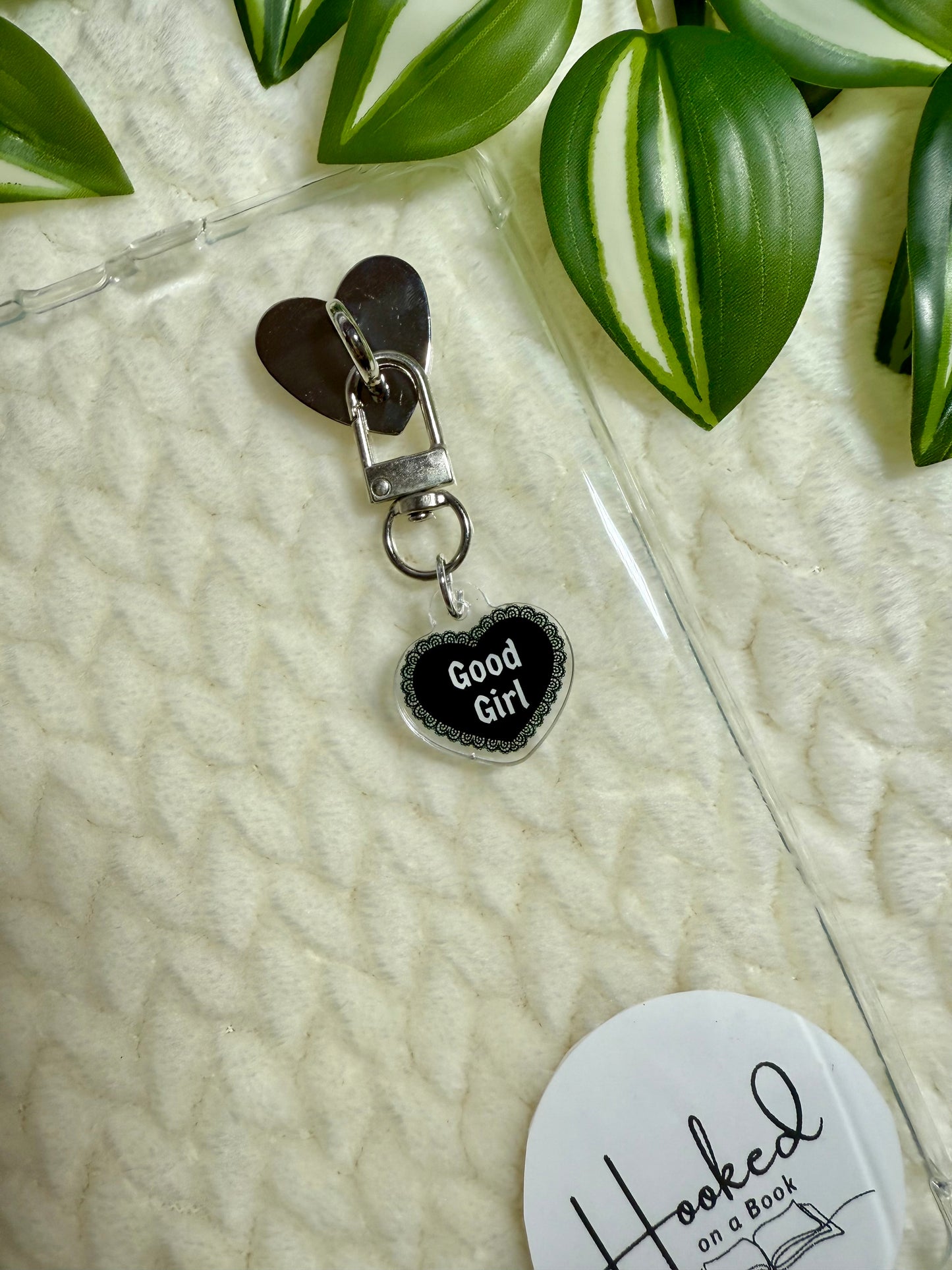 Kindle / E-Reader Charm Clip On - Good Girl