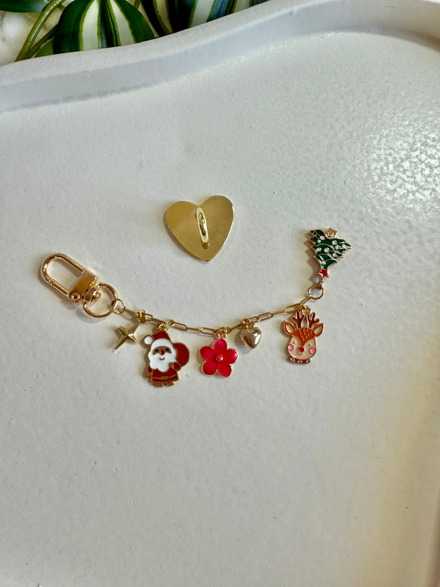 Kindle / E-Reader Charm Chain - Christmas