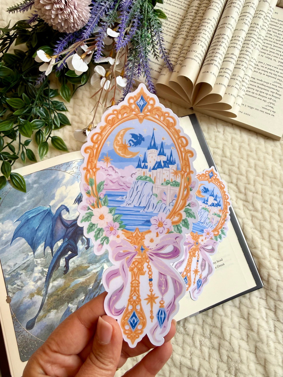 Enchanted Mirror Die Cut Bookmark