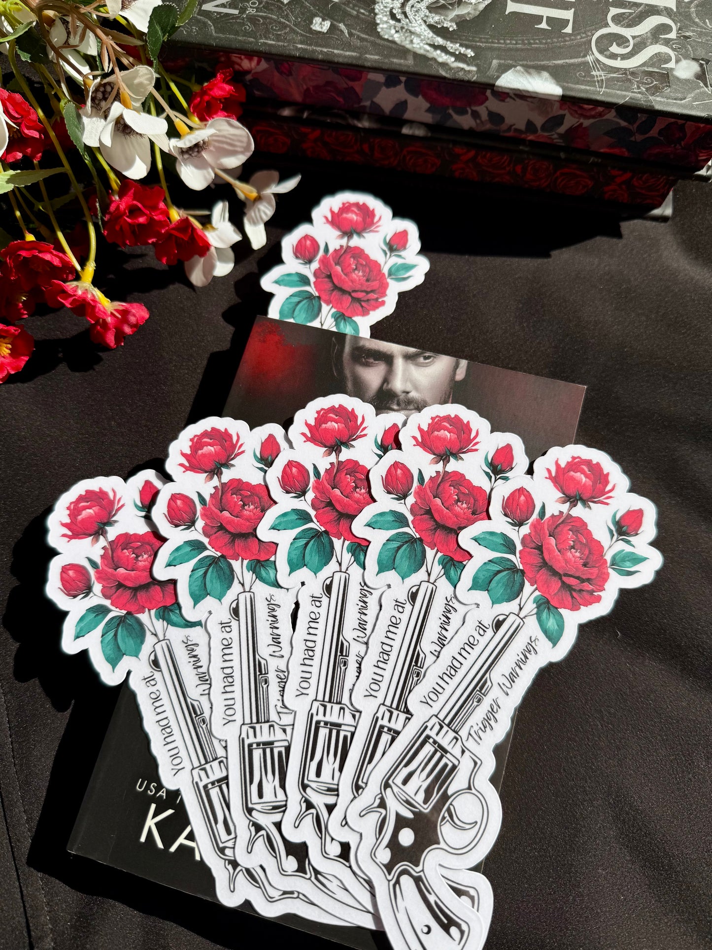 Trigger Warnings Die Cut Bookmark