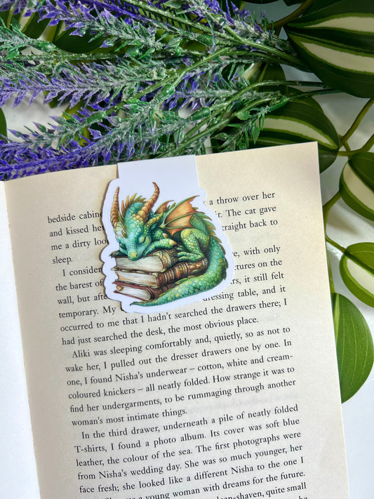 Book Dragon Magnetic Bookmark