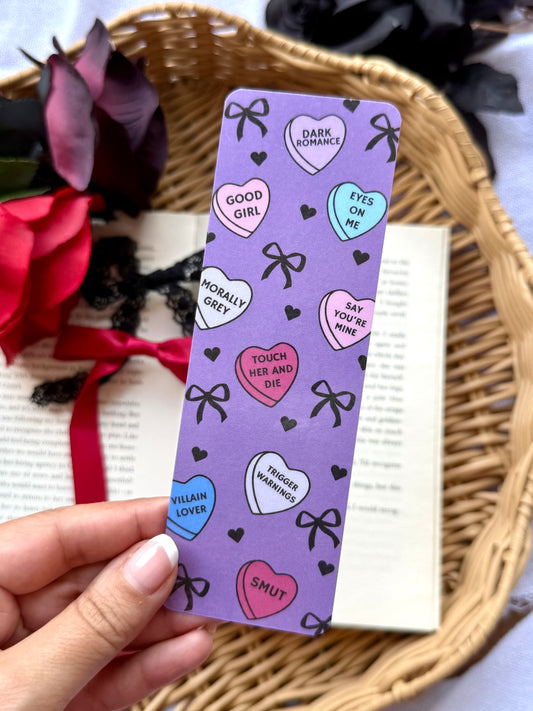 Dark Romance Love Candy Bookmark