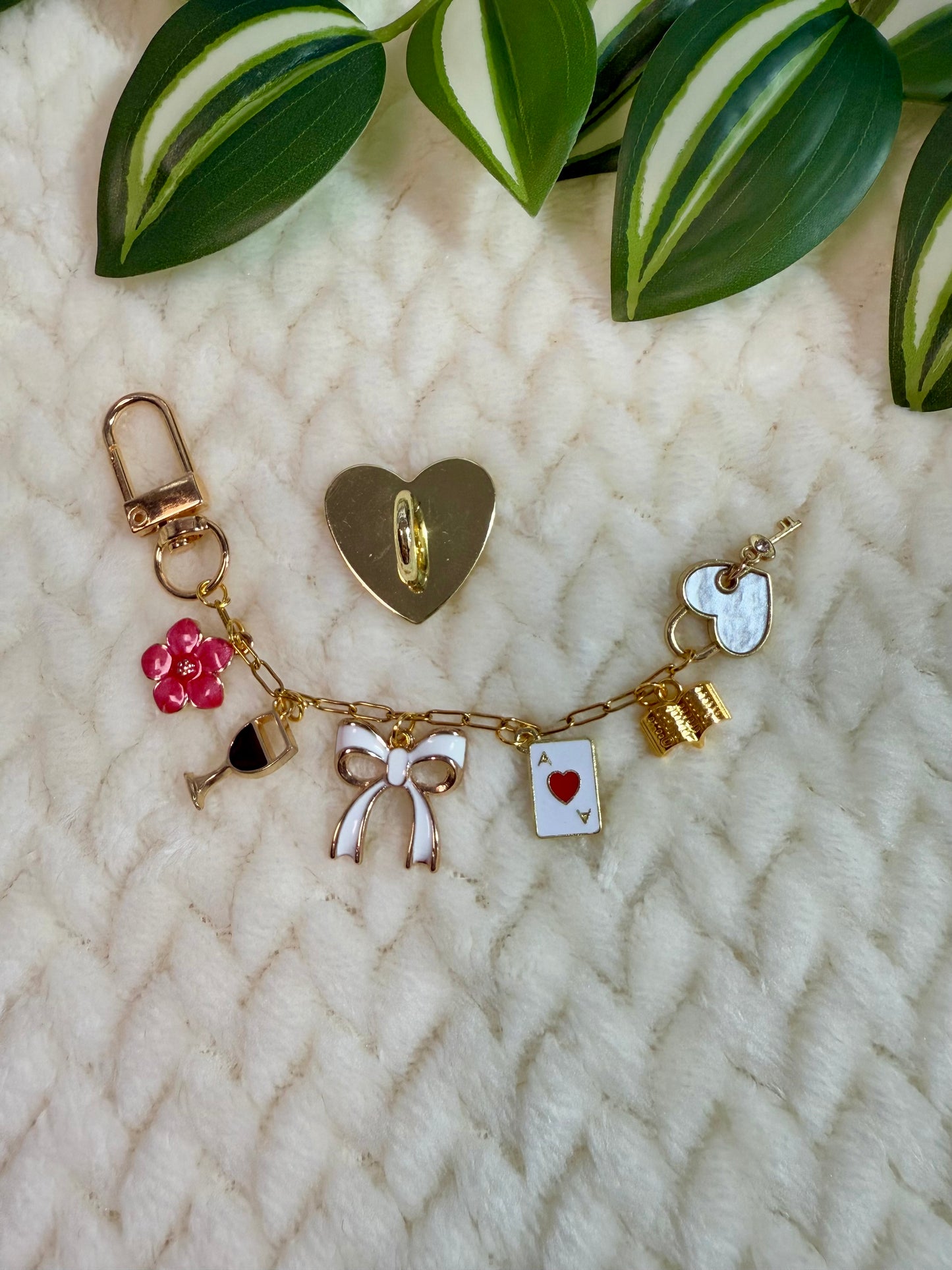 Kindle / E-Reader Charm Chain - Book Club