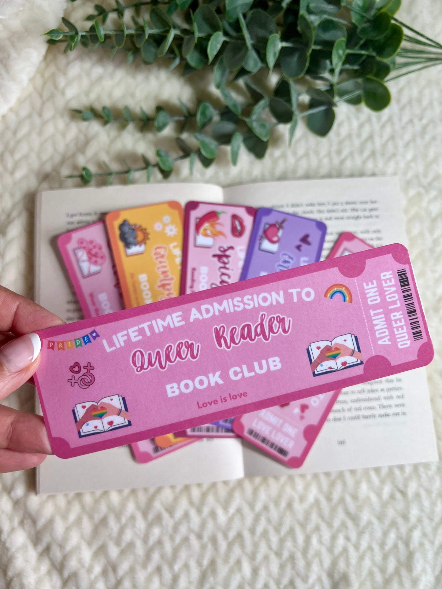 Book Club bookmarks