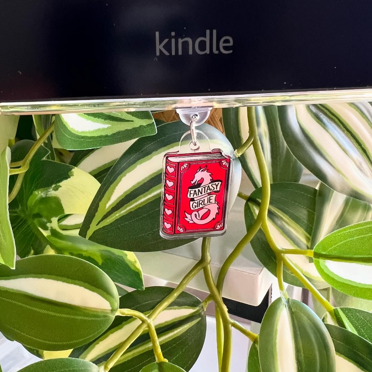 Kindle / E-Reader Charm Fantasy Girlie