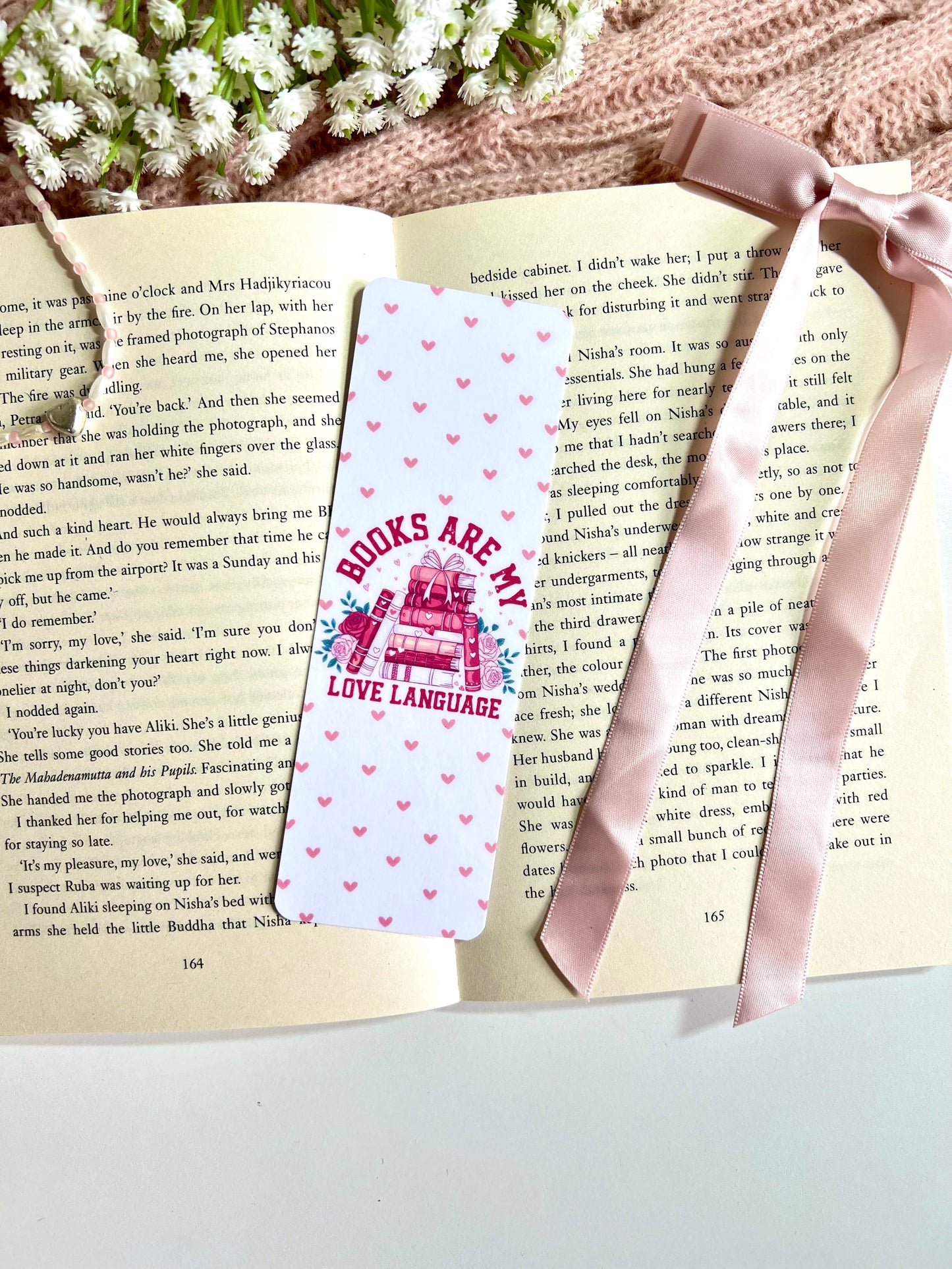 Books are my Love Language Bookmark