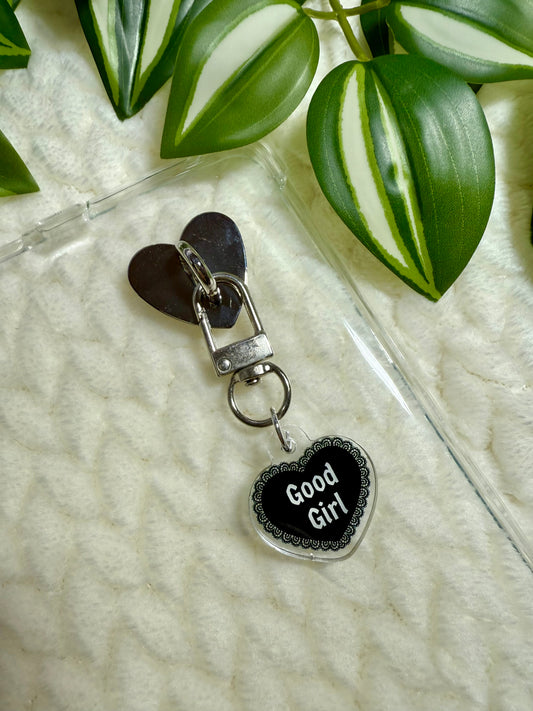 Kindle / E-Reader Charm Clip On - Good Girl