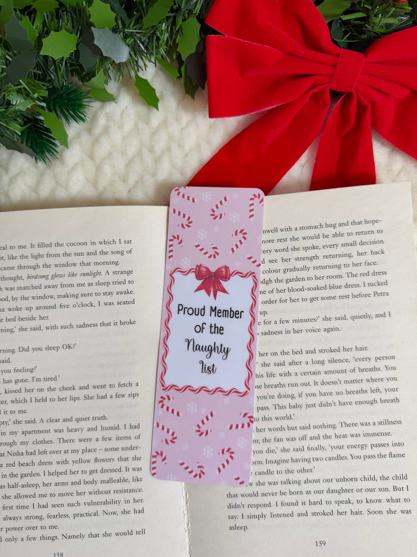 Proud Member of the Naughty List Bookmark