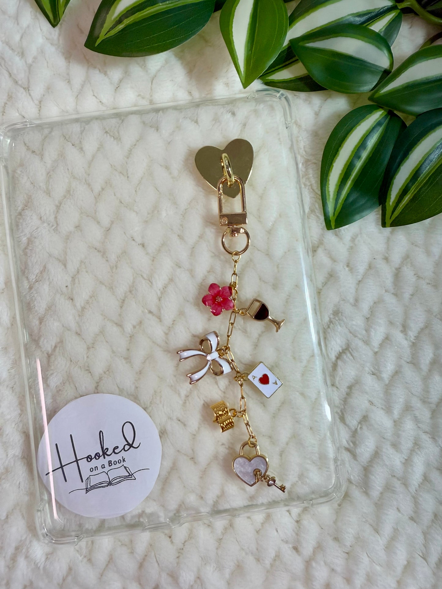 Kindle / E-Reader Charm Chain - Book Club