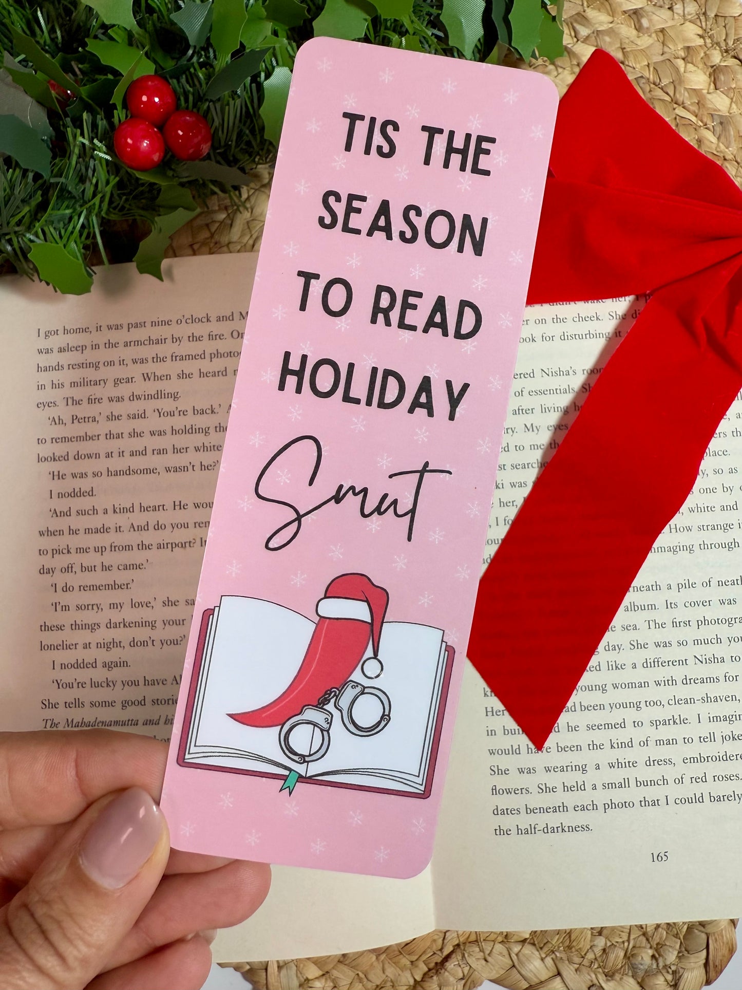 Tis the Season to Read Holiday Smut Bookmark