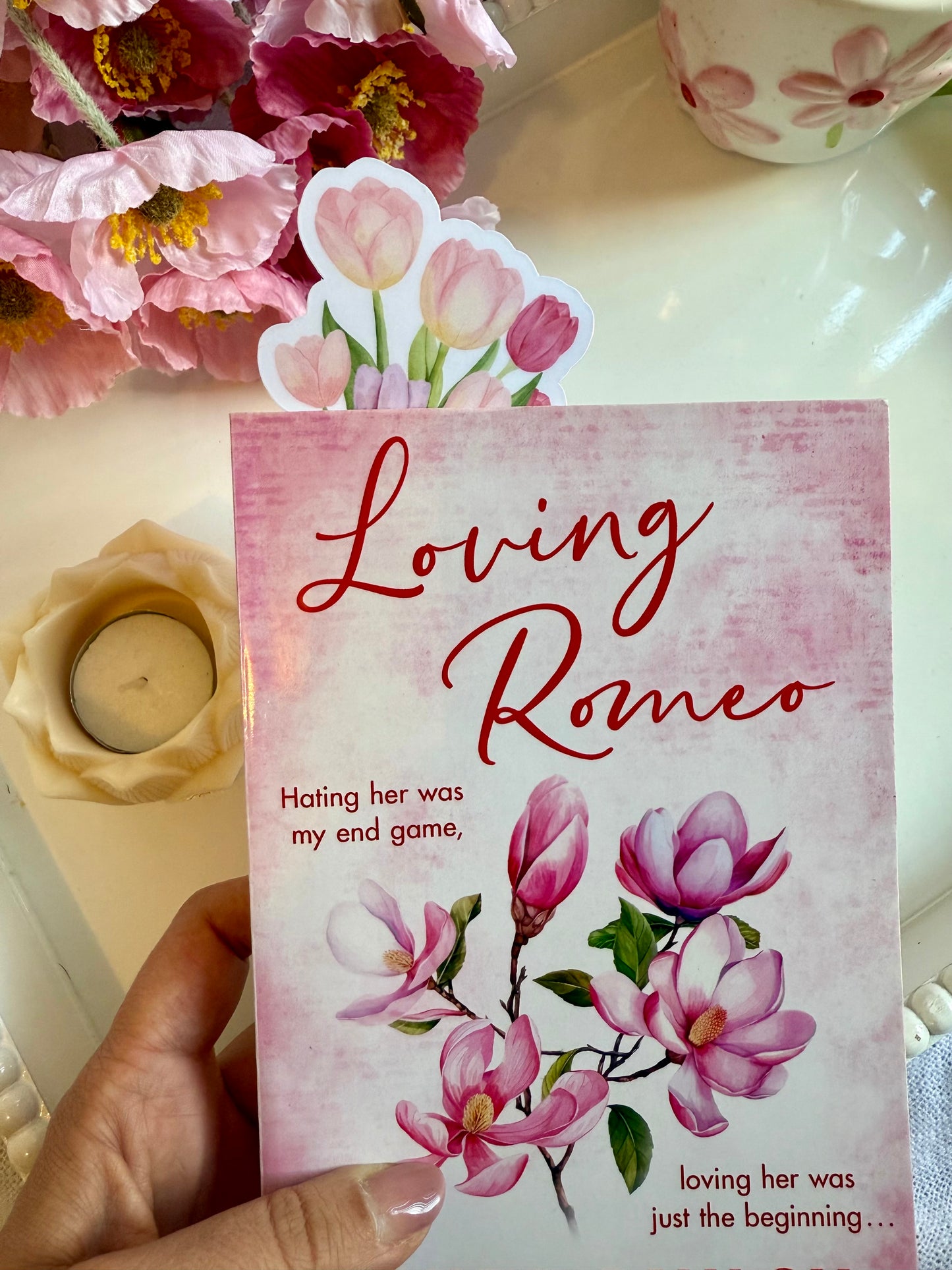 Tulip Bouquet Die Cut Bookmark