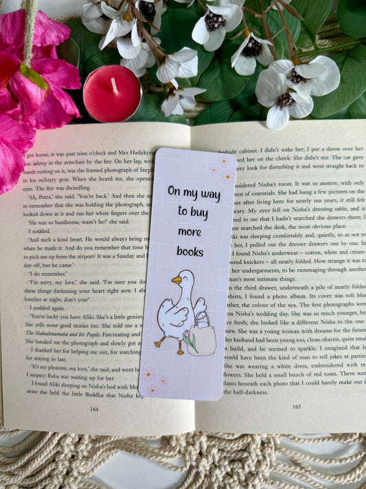 On my way to buy more books Bookmark