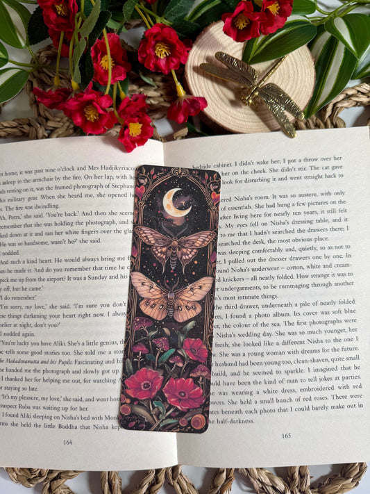 Celestial Moths Bookmark