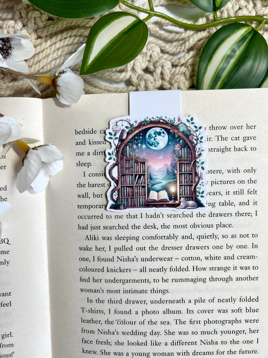 Lost in a Book Magnetic Bookmark