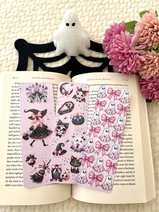 Coquette Halloween Bookmarks