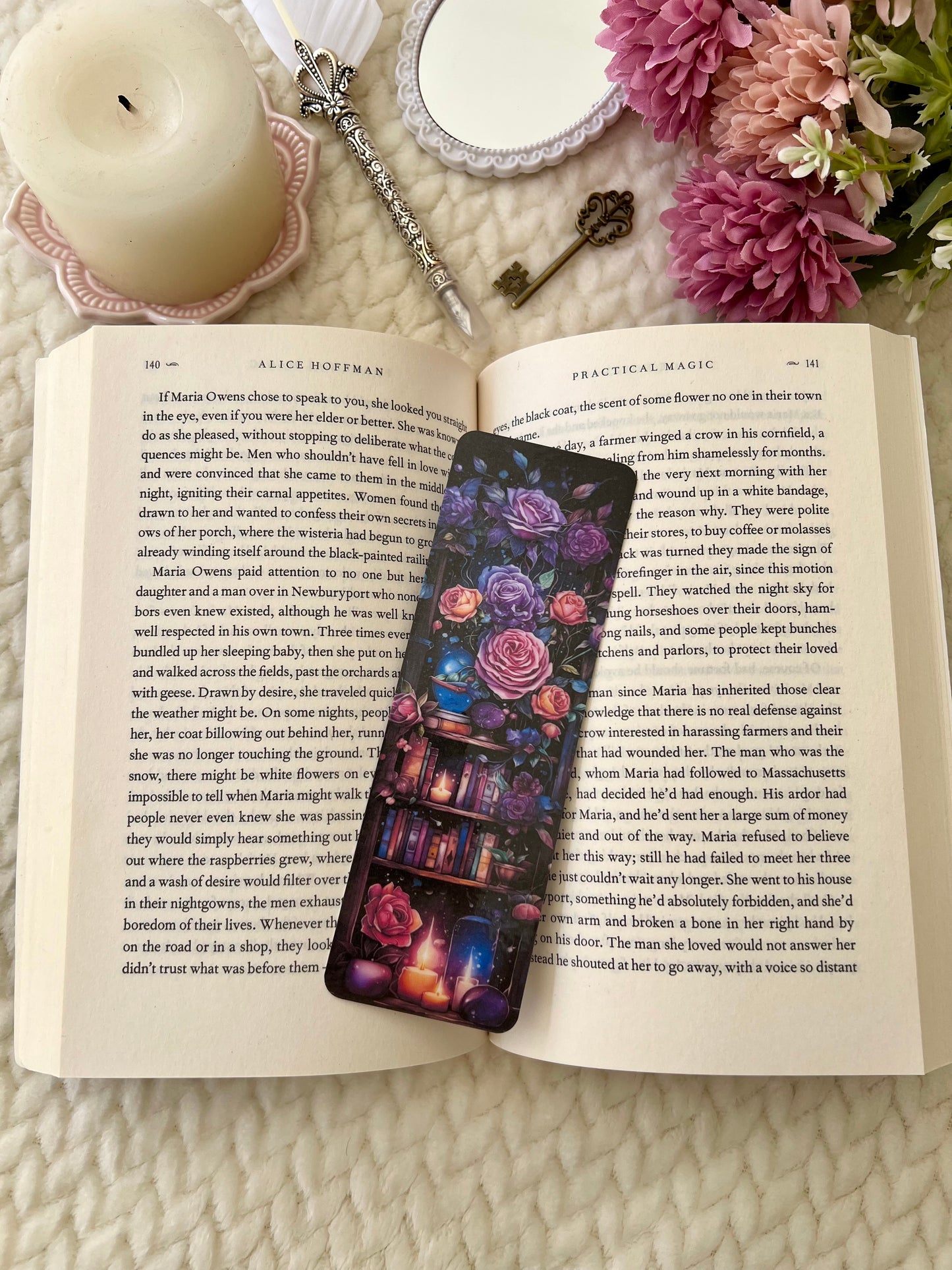 Enchanted Bookshelf Bookmark