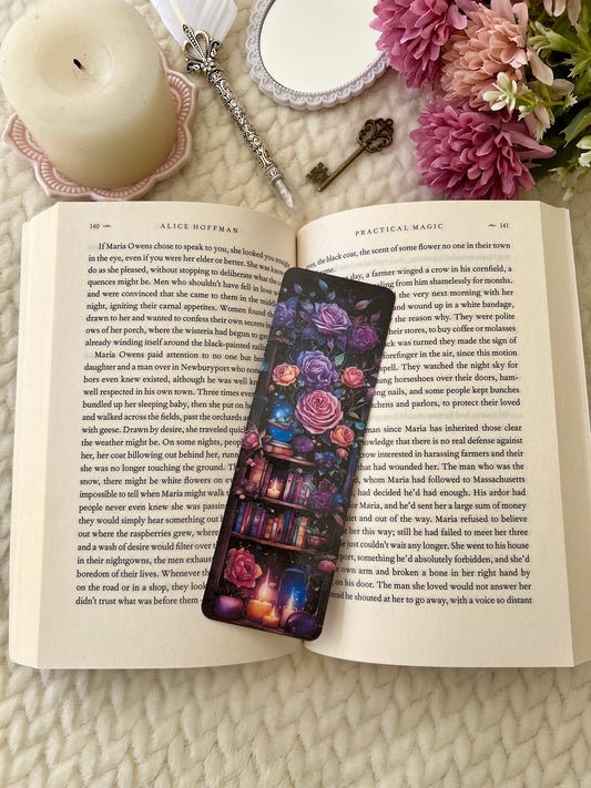 Enchanted Bookshelf Bookmark