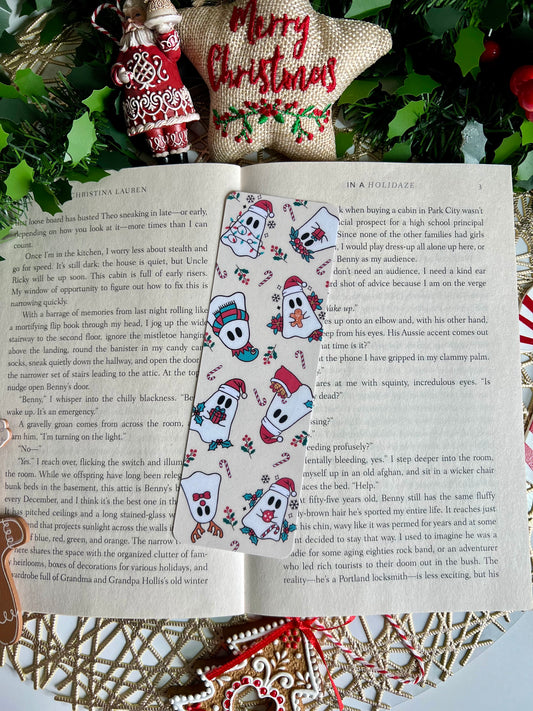 Christmas Ghosts Bookmark