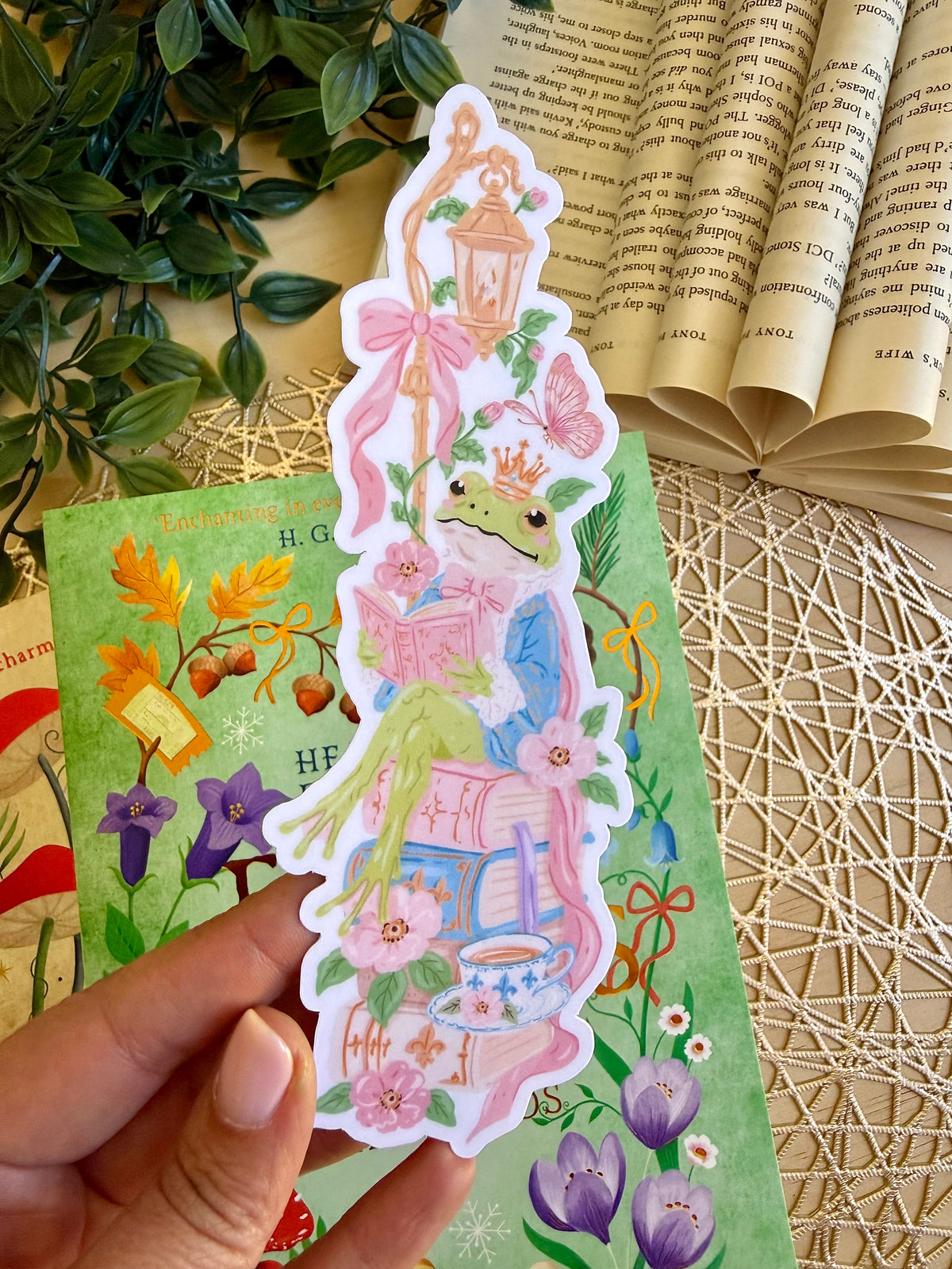 Frog Tales Die Cut Bookmark
