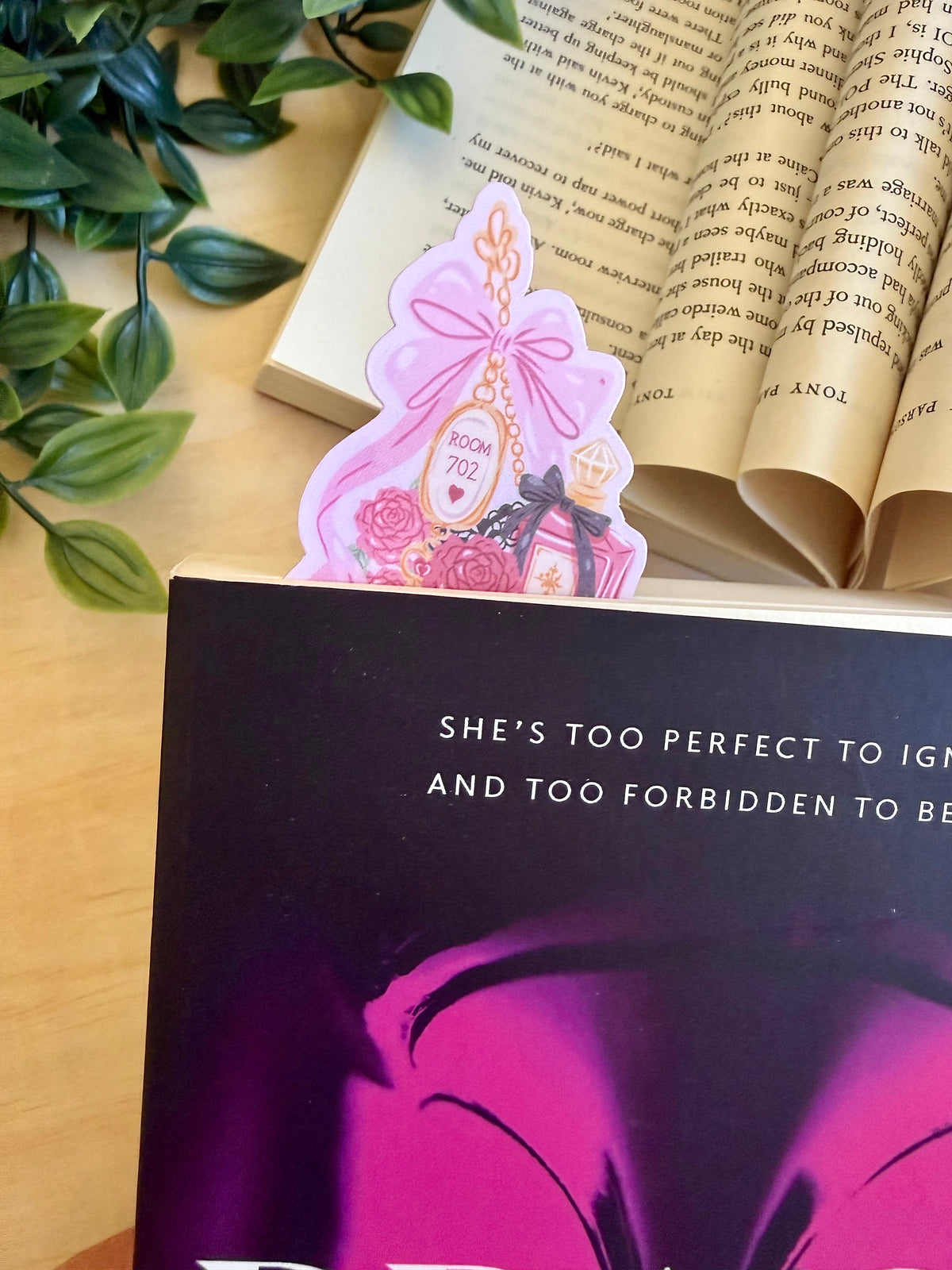 Smutty Bookstack Die Cut Bookmark