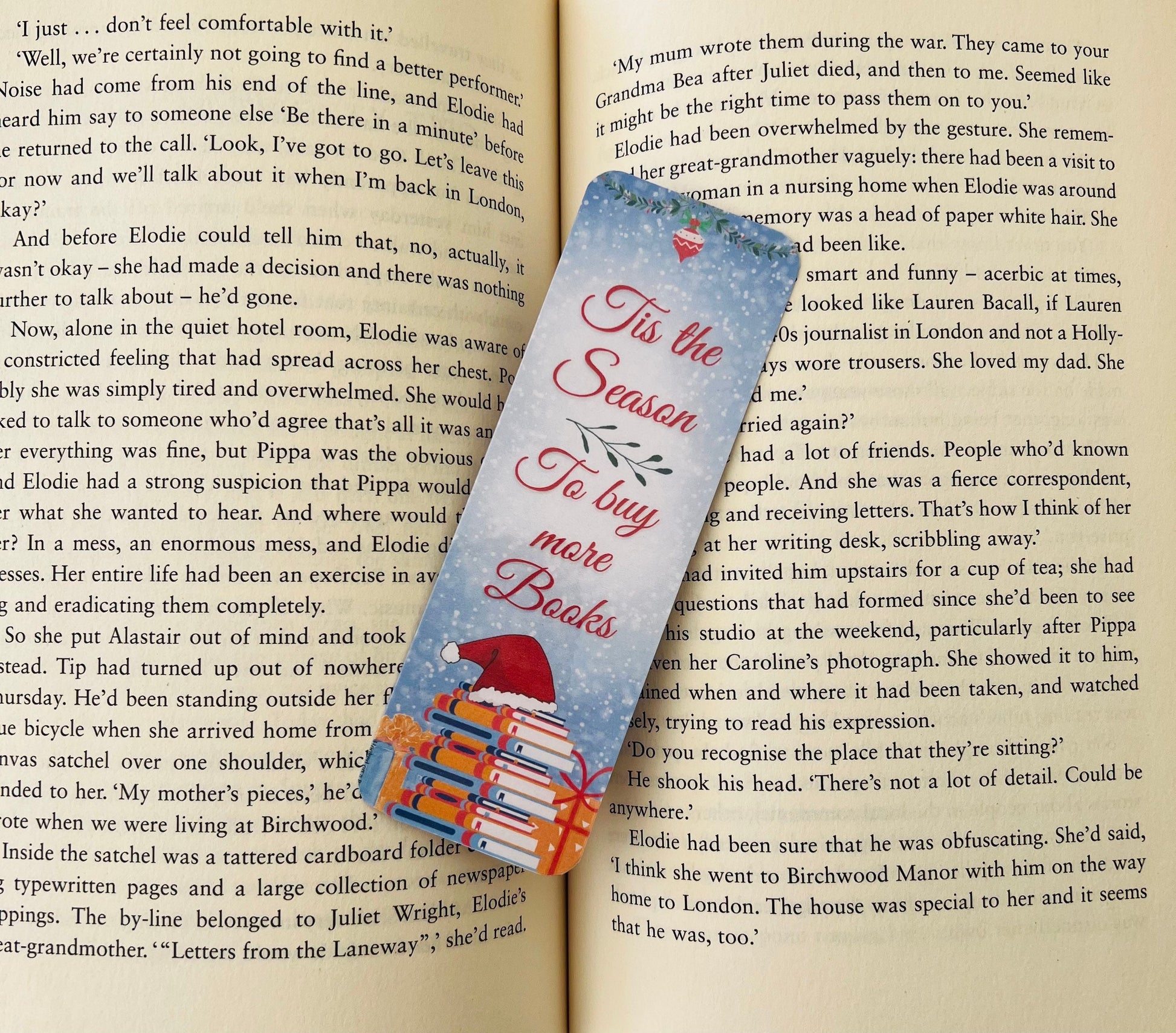 Christmas Books Bookmark: Holiday Stocking Stuffer