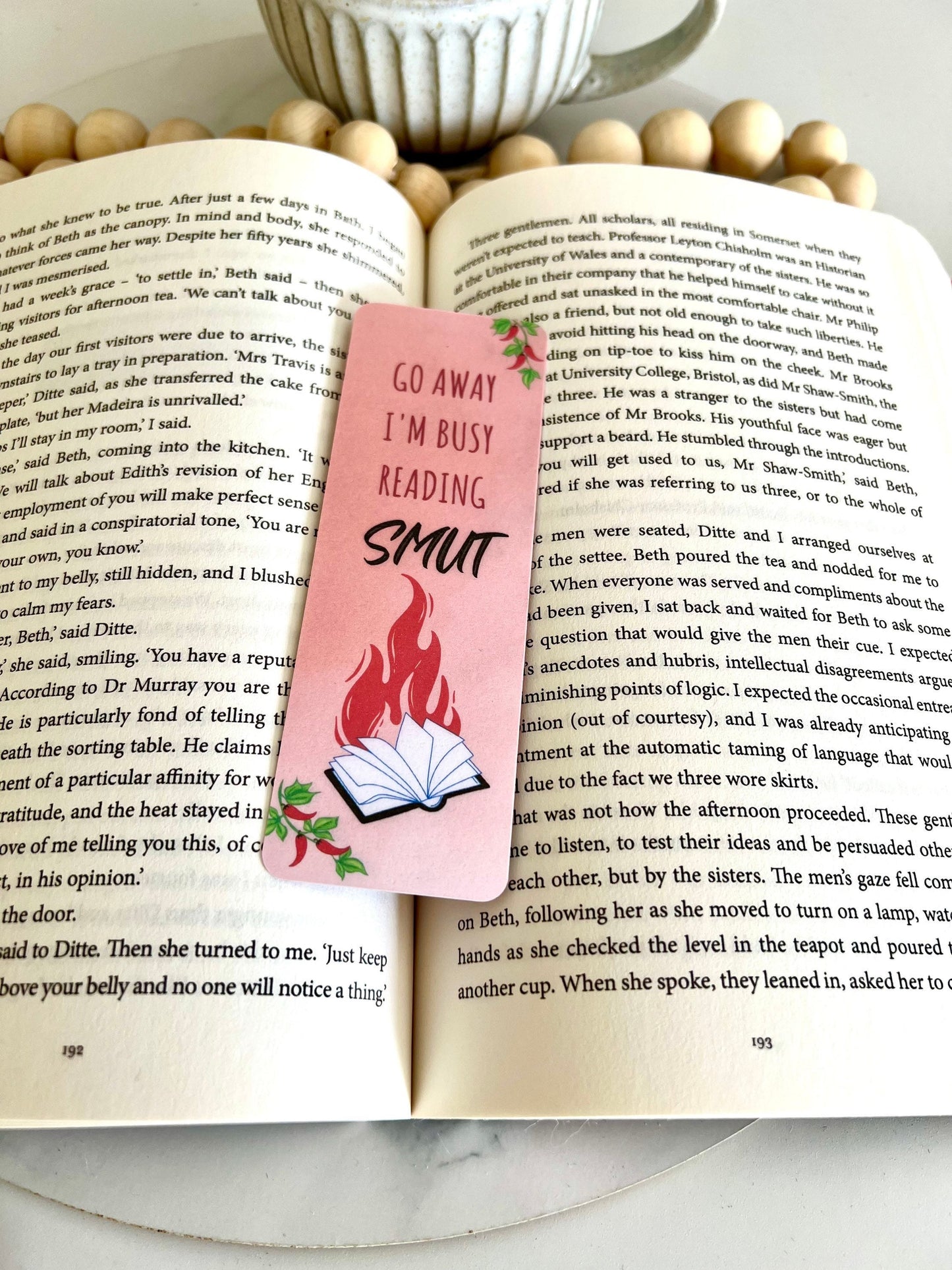 Go Away I'm Busy Reading Smut Bookmark