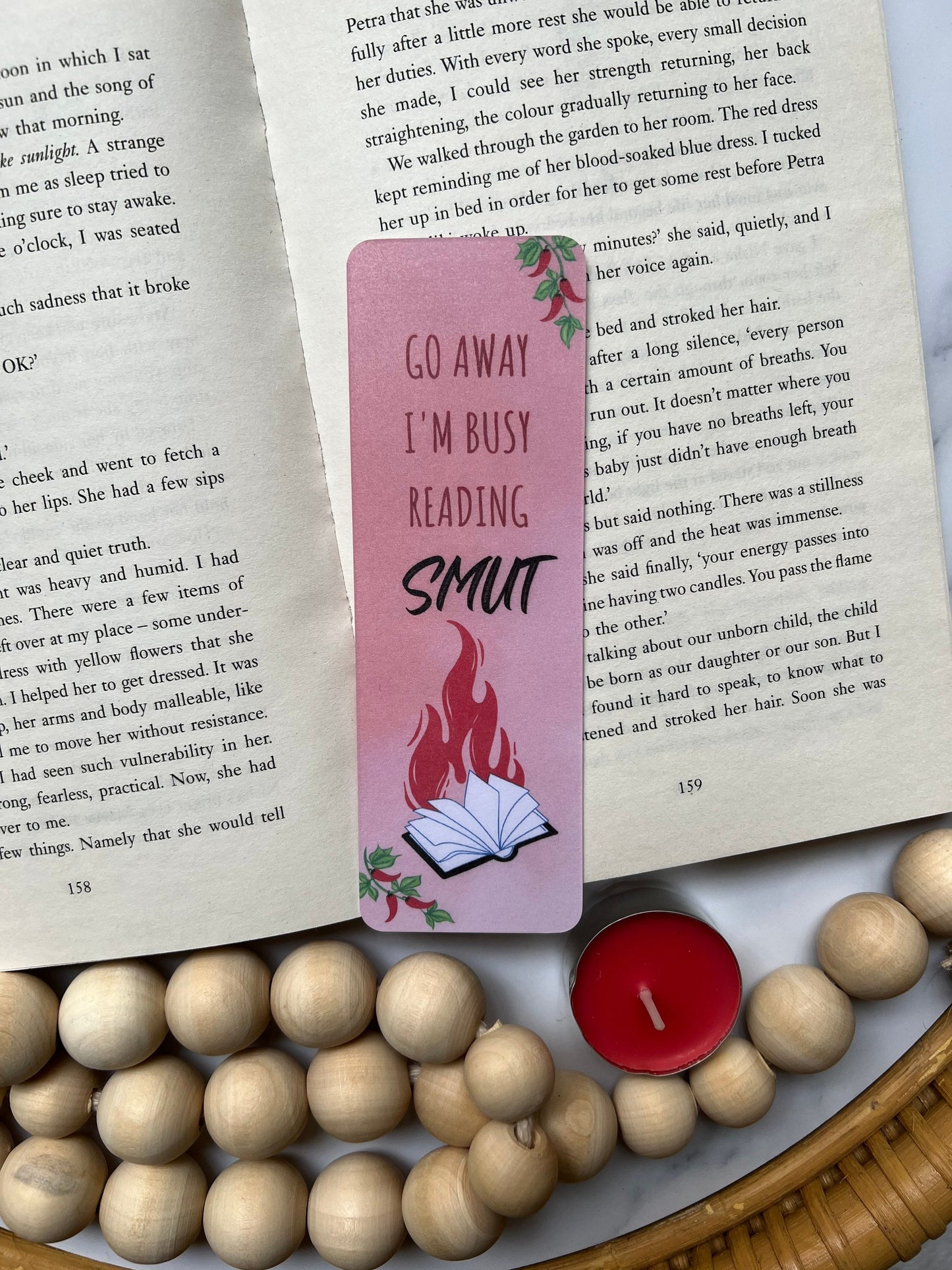 Go Away I'm Busy Reading Smut Bookmark