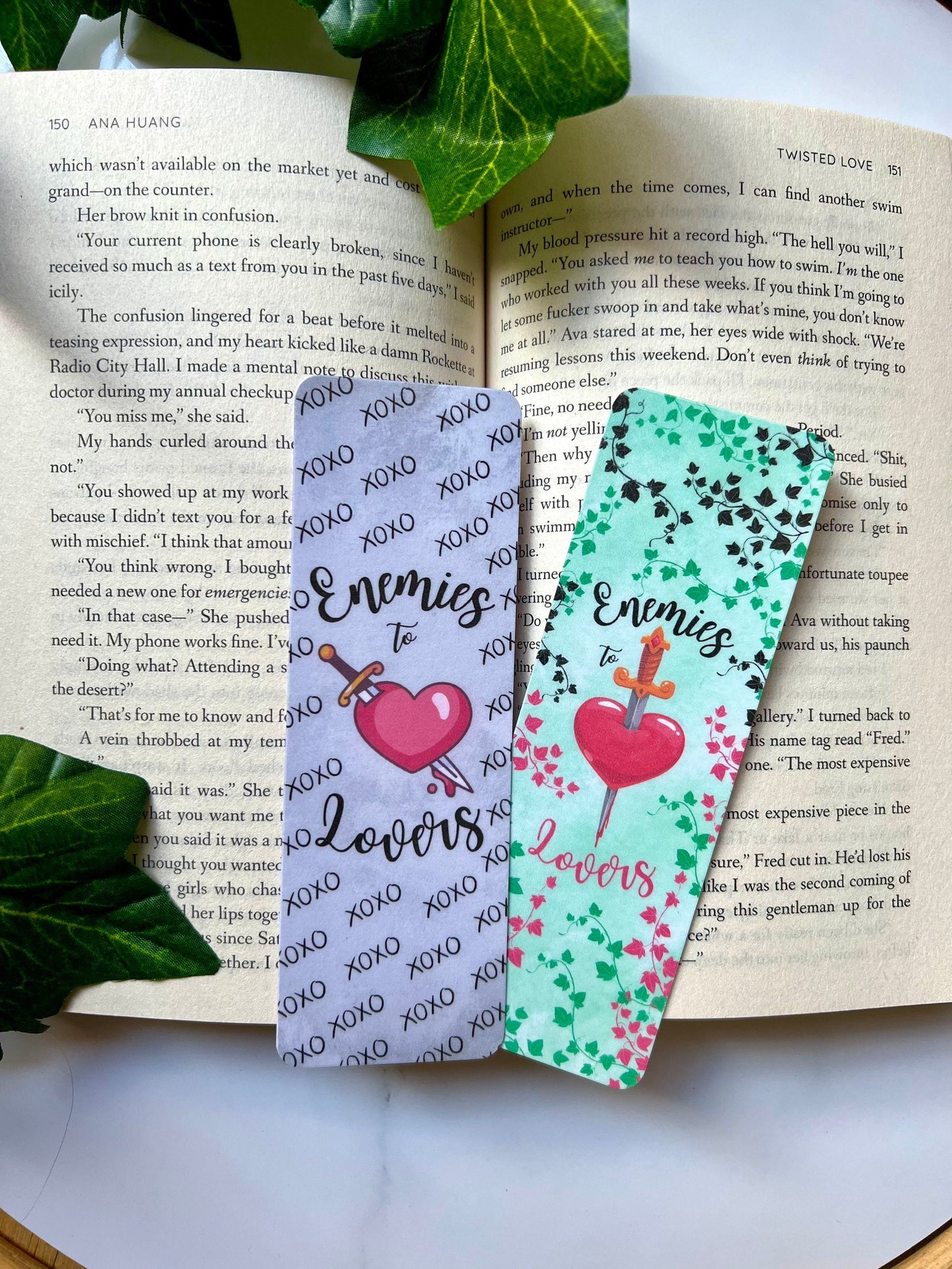 Enemies to Lovers Bookmark