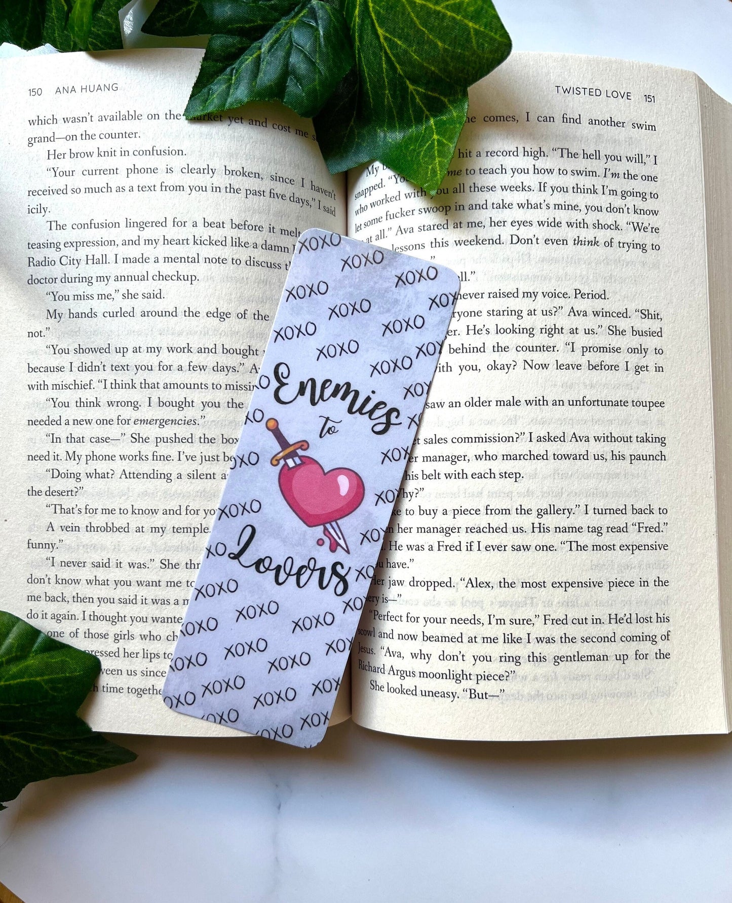 Enemies to Lovers Bookmark