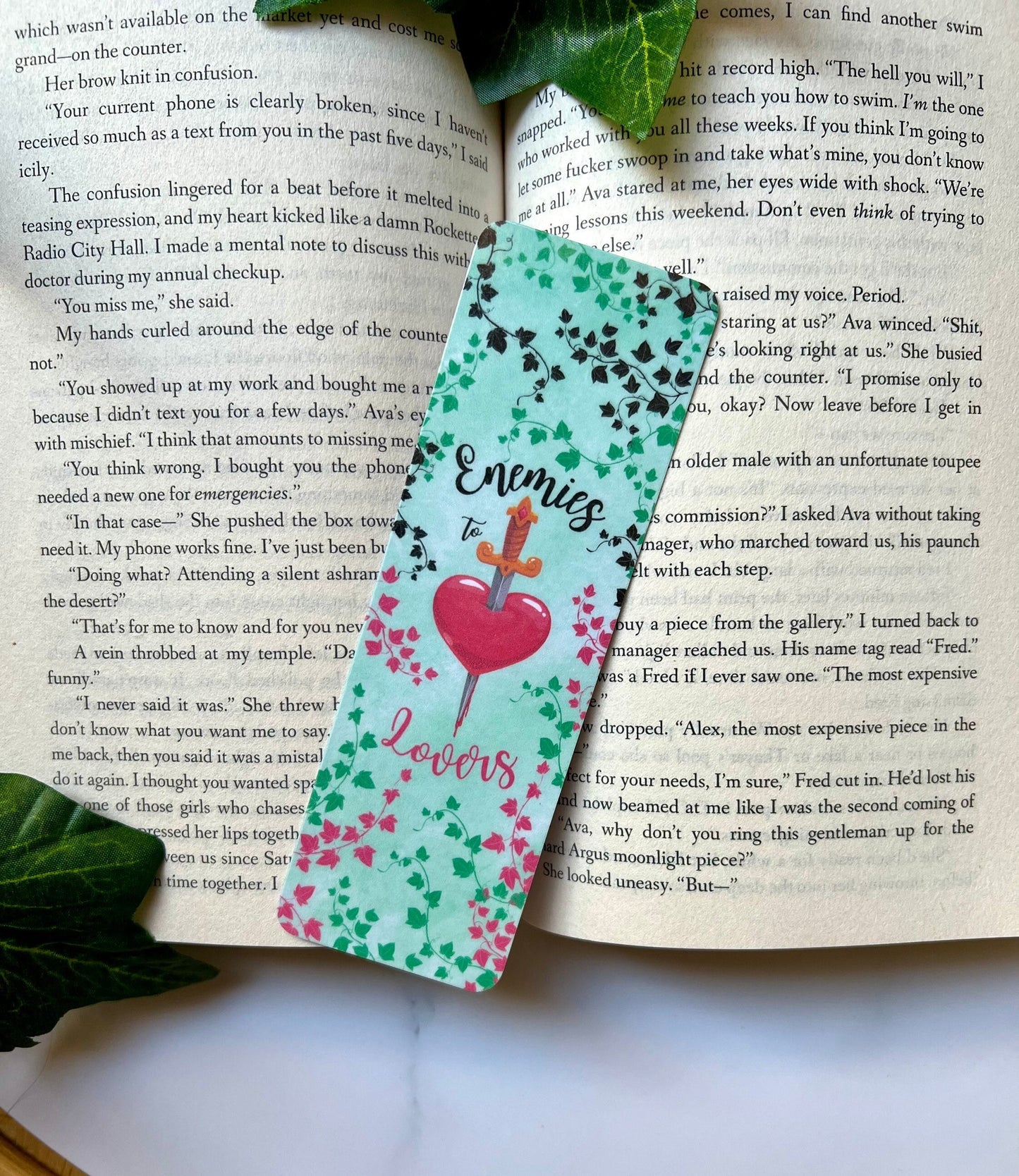 Enemies to Lovers Bookmark