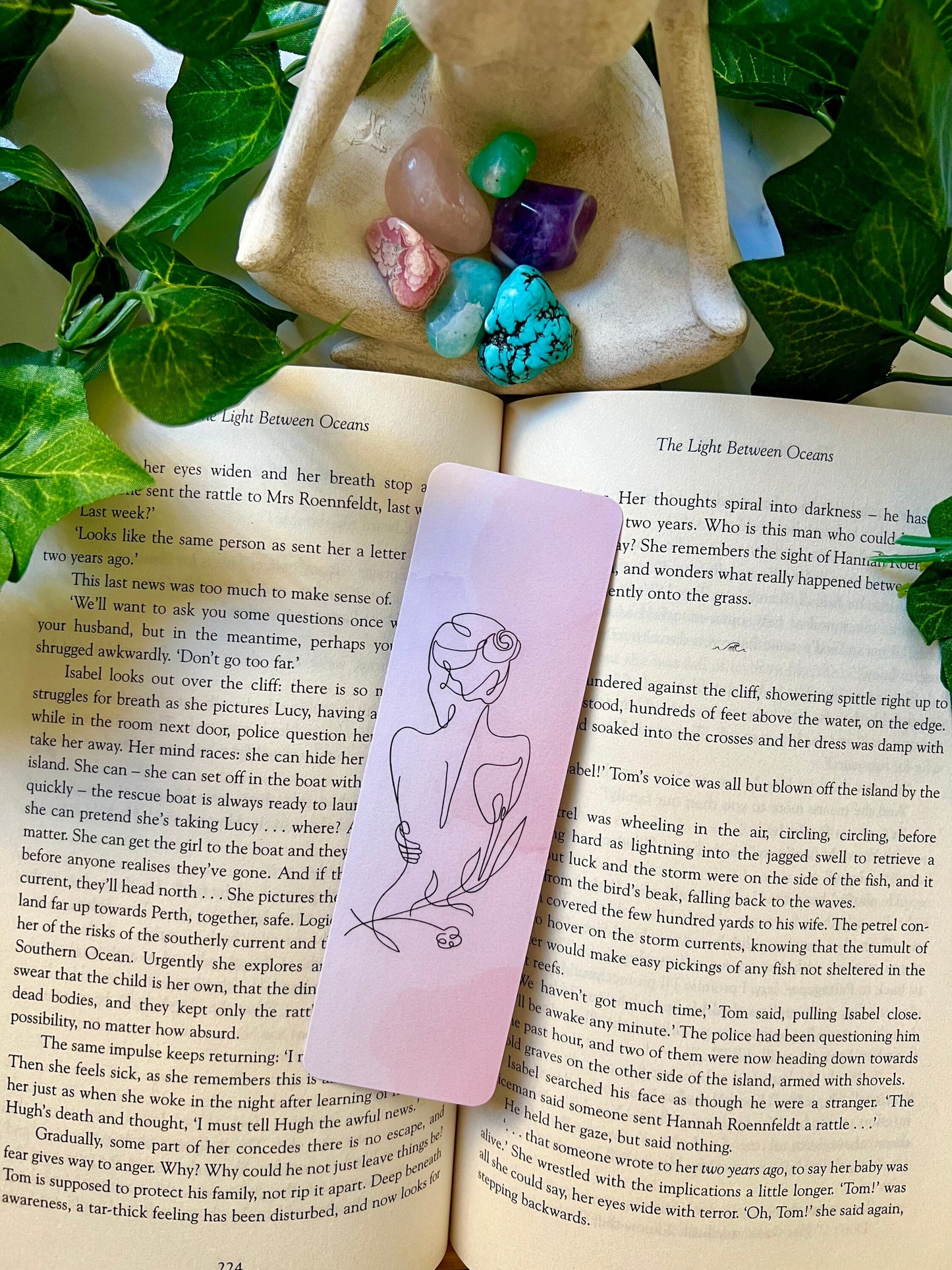 Women Line Art Bookmark